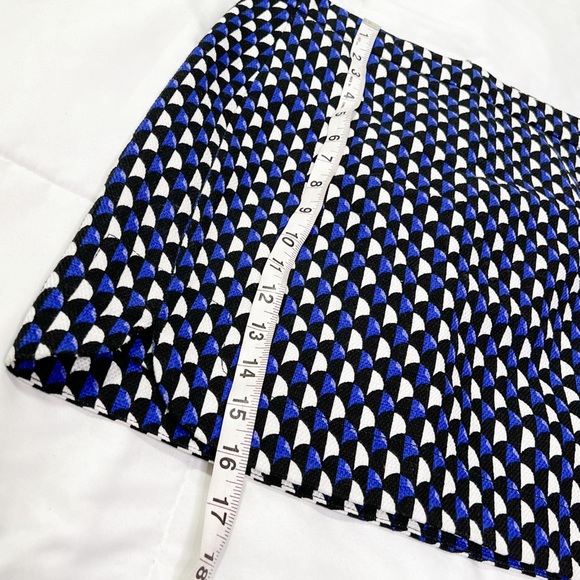 J Crew Blue and White Pattern Skirt - Picture 4 of 5